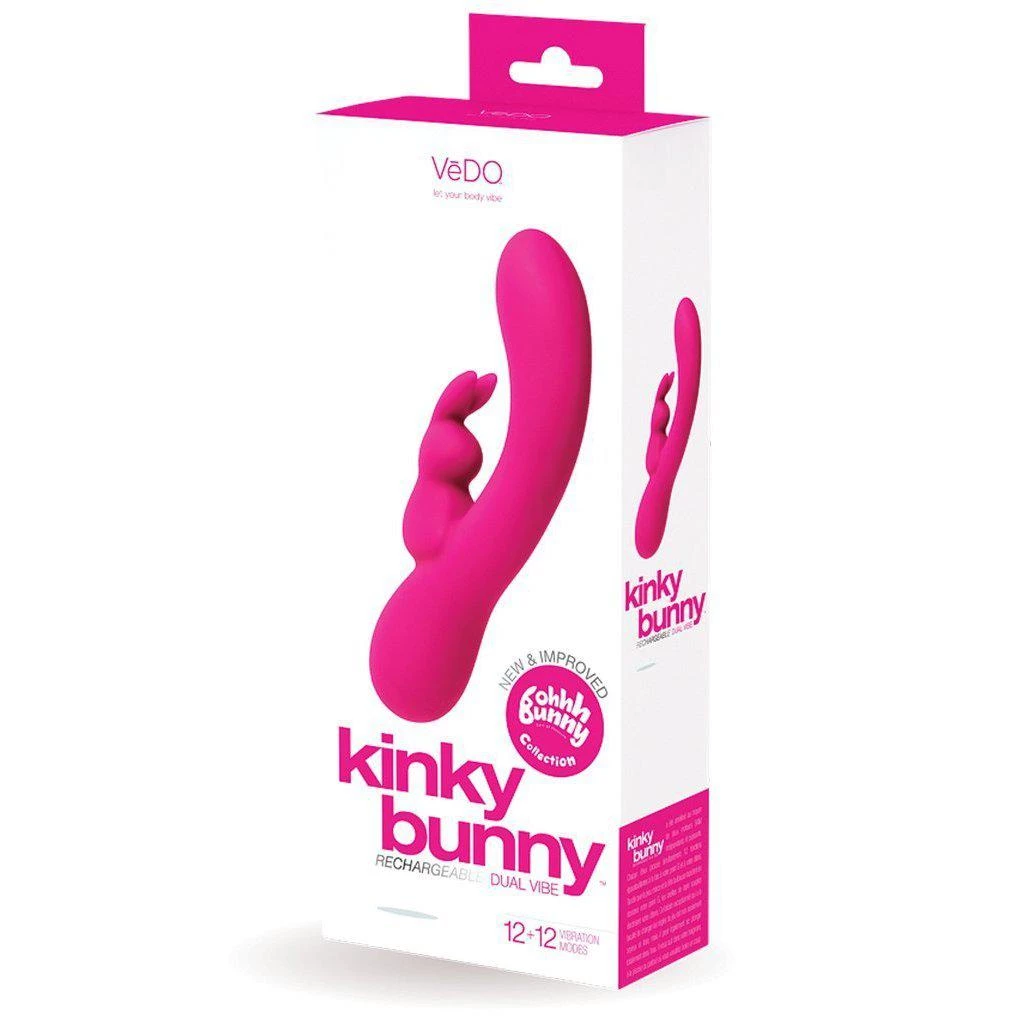 Savvy Co. VeDO Kinky Bunny Plus Rechargeable Dual Vibe Rabbit Vibrators 7 Savvy Co. VeDO Kinky Bunny Plus Rechargeable Dual Vibe Rabbit Vibrators