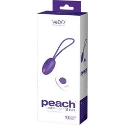 Savvy Co. Vibrators VeDO Peach Remote Control Rechargeable Egg Vibe