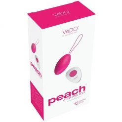 Savvy Co. Vibrators VeDO Peach Remote Control Rechargeable Egg Vibe