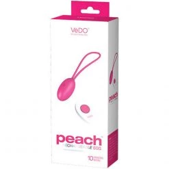 Savvy Co. Vibrators VeDO Peach Remote Control Rechargeable Egg Vibe