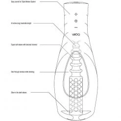 Savvy Co. VeDO Torpedo Vibrating Rechargeable Stroker Male Masturbators 13 Savvy Co. VeDO Torpedo Vibrating Rechargeable Stroker Male Masturbators