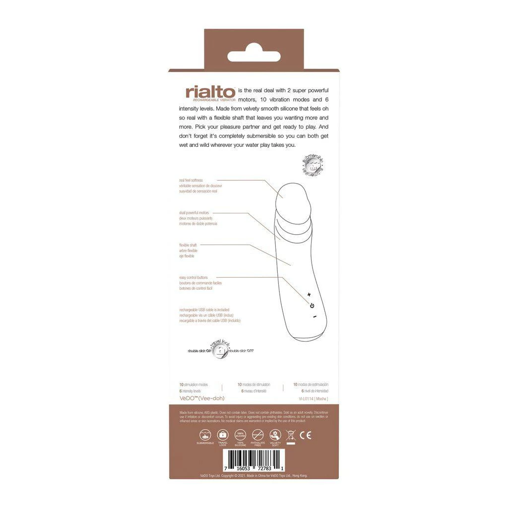 Savvy Co. VeDO Rialto Rechargeable Vibe 12 Savvy Co. VeDO Rialto Rechargeable Vibe