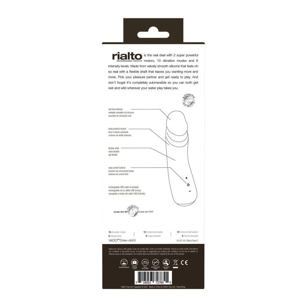 Savvy Co. VeDO Rialto Rechargeable Vibe 7 Savvy Co. VeDO Rialto Rechargeable Vibe