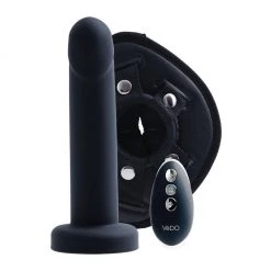 Savvy Co. VeDO Strapped Rechargeable Vibrating Strap On Dildos