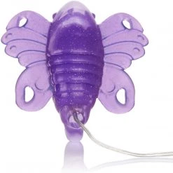 California Exotic Novelties Clitoral Stimulators Venus Butterfly 2 Strap On Clit Vibrator - Purple
