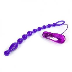 Nasstoys Vibrating Anal Beads - Purple Anal Sex Toys
