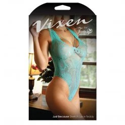 Fantasy Lingerie Vixen Just Because Strappy Stretch Lace Teddy