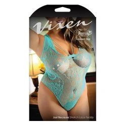 Fantasy Lingerie Vixen Just Because Strappy Stretch Lace Teddy