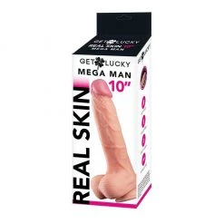 Thank Me Now INC Voodoo Get Lucky 10 Inch Real Skin Dildo Dildos