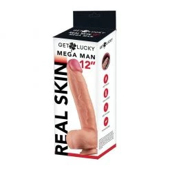 Thank Me Now INC Dildos Voodoo Get Lucky 12 Inch Real Skin Dildo
