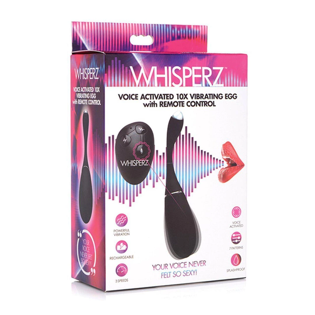 Xr LLC Bullet & Egg Vibrators Whisperz Voice Activated 10X Vibrating Egg 6 Xr LLC Bullet & Egg Vibrators Whisperz Voice Activated 10X Vibrating Egg