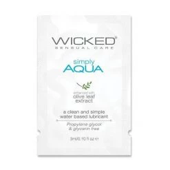 Wicked Sensual Care Wicked Simply Aqua Water Based Lubricant Lubes