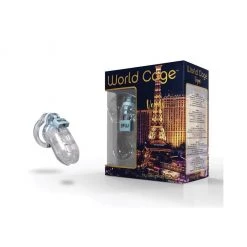 Yates Custom LLC World Cage Vegas Male Chastity Kit - Medium Bondage
