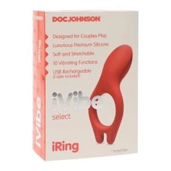 Doc Johnson IVibe Select IRing Vibrating Silicone Cock Ring
