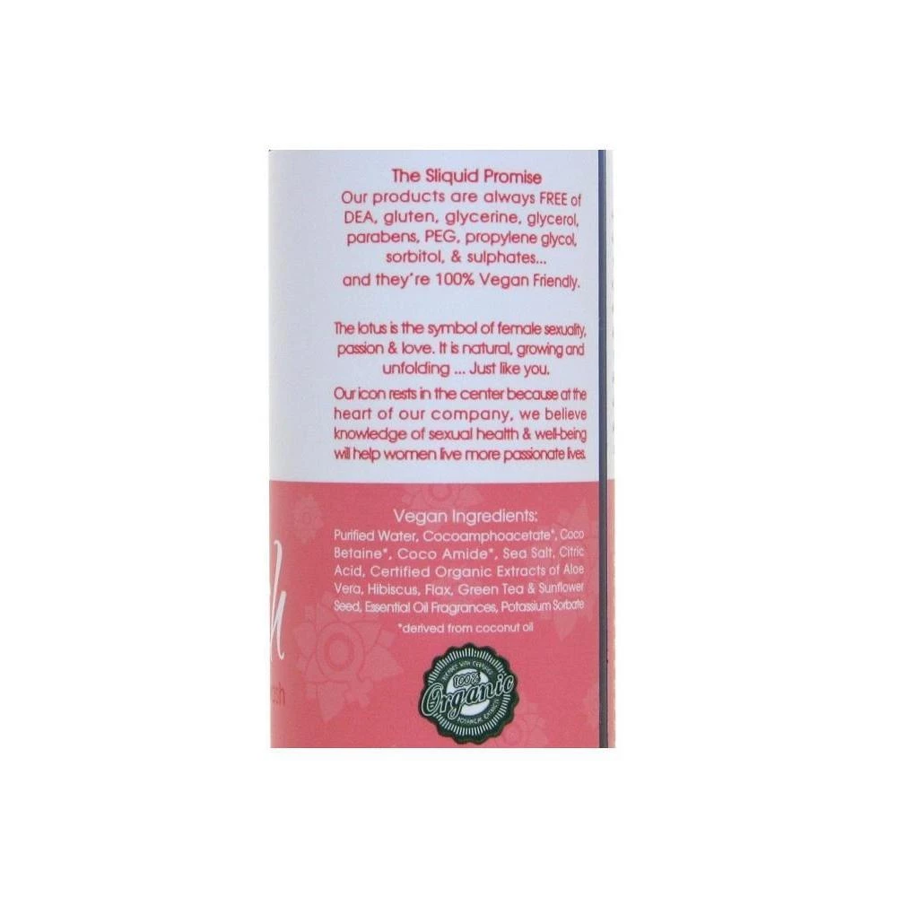 Sliquid LLC Sliquid Organics Splash Natural Feminine Wash Lubes 11 Sliquid LLC Sliquid Organics Splash Natural Feminine Wash Lubes